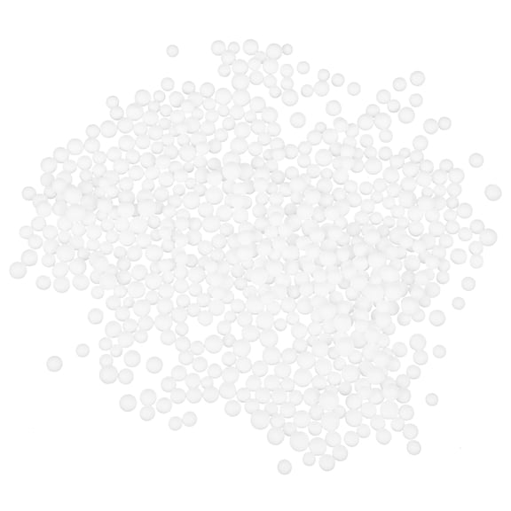 FRCOLOR 100g Pack White Foam Beads for Box Fillers and Vase Decoration