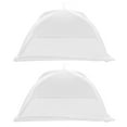 thumbnail image 1 of Monyance Foldable Food Tent Cover Dome Covers Tent Umbrella Protector Server Cake Reusable Pastry Lid Picnic Metal Steel Stainless Partieswarmers(17.72X17.72X15.75Inches), 1 of 10