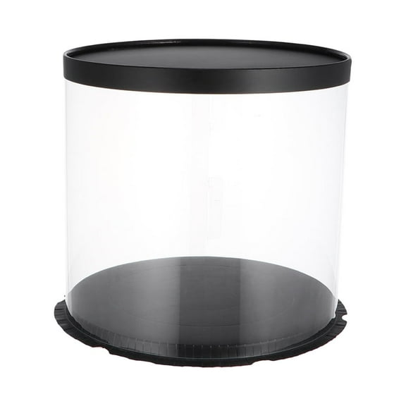 TAILTOSS Cake Box Black 1Pack 10.2*10.2*9.4in