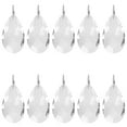 thumbnail image 1 of Monyance Hanging Crystals for Lamp 10 Clear Glass Teardrop Chandelier Pendants for Jewelry/Lamp Making(1.5X0.79X0.79Inches), 1 of 10