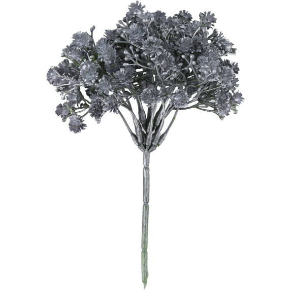 Monyance Home Ornamental Flower Artificial Gypsophila Flowers for DIY Wedding Home Decor - Dark Grey(7.87X5.51X5.12Inches)