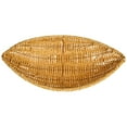 thumbnail image 1 of Monyance Household Storage Basket Small Woven Wooden Fruit Basket Trays for Fruits Vegetables Bread Light Brown(10.63X5.91X2.36Inches), 1 of 10