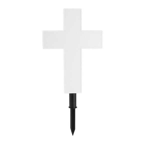 Monyance Lawn Lamp Solar Cross Solar Lawn Lamp Cross Stick Lamp Cross Lamp Solar Stake Lamp(22.44X9.84X3.15Inches)