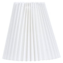 Monyance Light Shell Cover White Mushroom Pleated Lamp Shade for Bedside/Desktop/Chandelier/Pendant Light(6.3X5.12X6.3Inches)