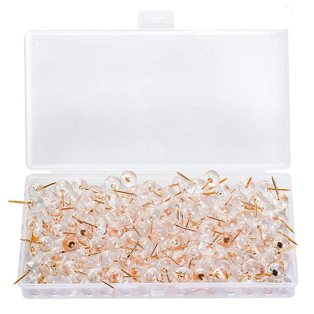Monyance Lovely Pushpins Tacks Push Pins Thumb Hanging Drawing Clear ...