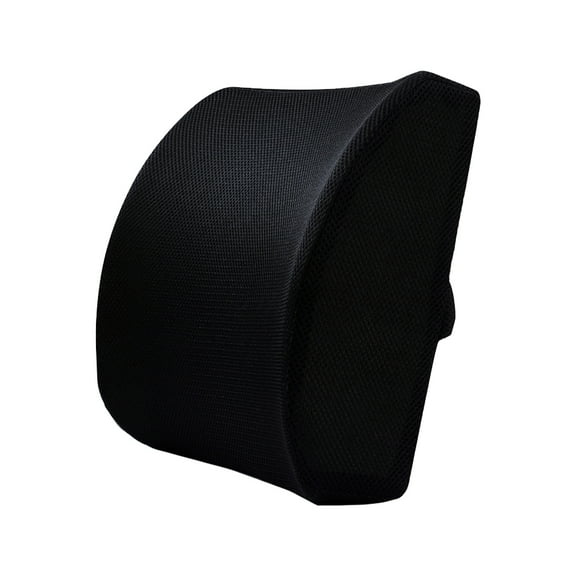 Monyance Lumbar Support Pillow 1pc Car Lumbar Supporting Pillow Professional Memory Lower Back Seat Cushion(13.39X12.6X4.72Inches)