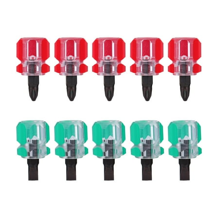 TAILTOSS Screwdriver Assorted Color 10Pcs 1.57x0.79x0.20Inch