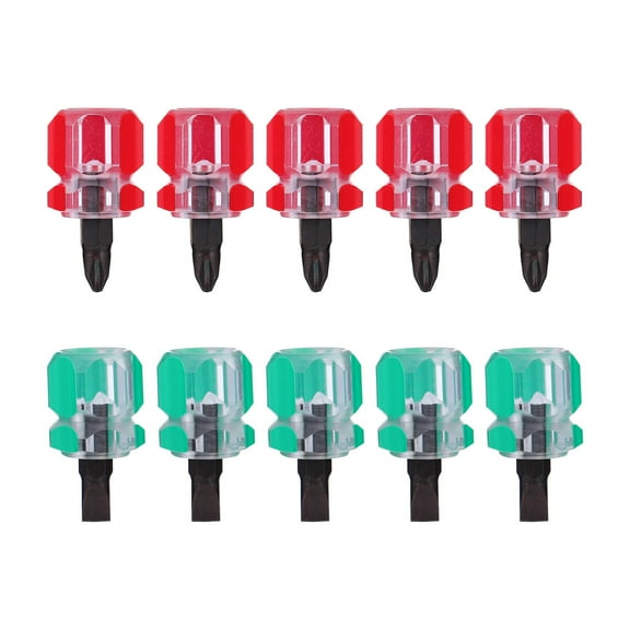 TAILTOSS Screwdriver Assorted Color 10Pcs 1.57x0.79x0.20Inch