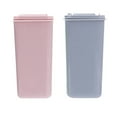 thumbnail image 1 of Monyance Multi-function Trash Can 2Pcs Office Desktop Trash Can with Lid and Wheels(6.1X3.94X3.15Inches), 1 of 10