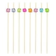 thumbnail image 1 of Monyance One-off Wood Sticks for Cocktails Bamboo Fruit Sticks with Acrylic Beads - 100pcs(4.72X0.39X0.39Inches), 1 of 10