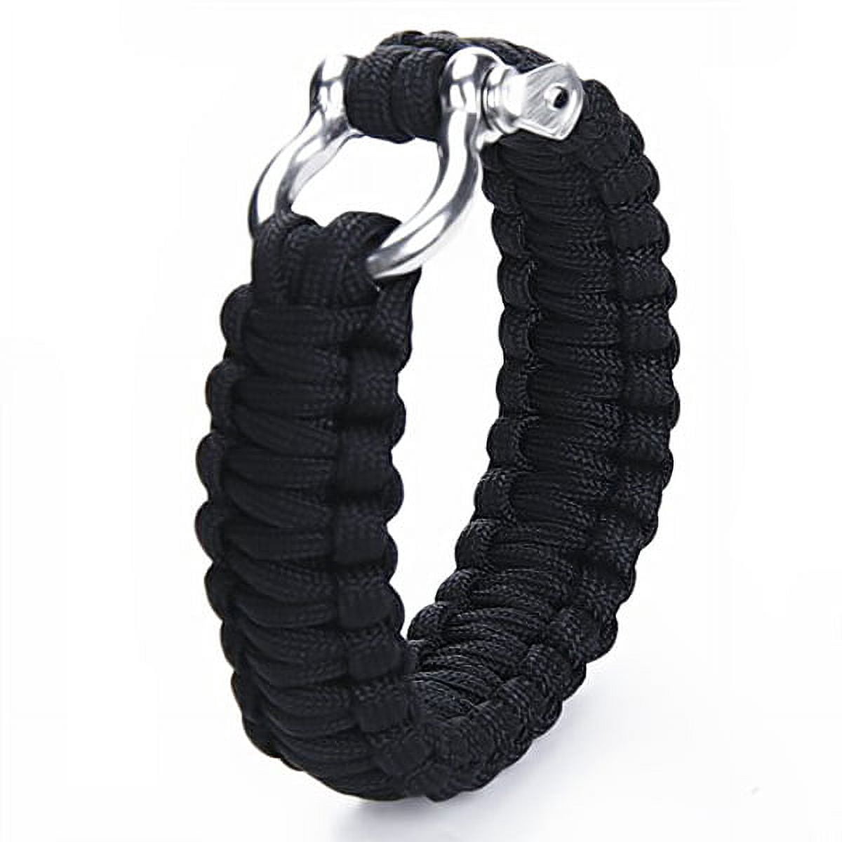 Monyance Outdoor Sports Survival Knitted Parachute Cord Rope Bracelet ...