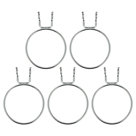 Monyance Peg Board Jar Holder 5pcs Pegboard Organizer Tool Accessories for Garage Craft(4.53X3.35X1.57Inches)