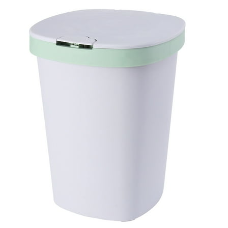 Monyance Plastic Trash Can Rectangular Automatic Kitchen Trash Can Bin(11.81X9.06X9.06Inches)