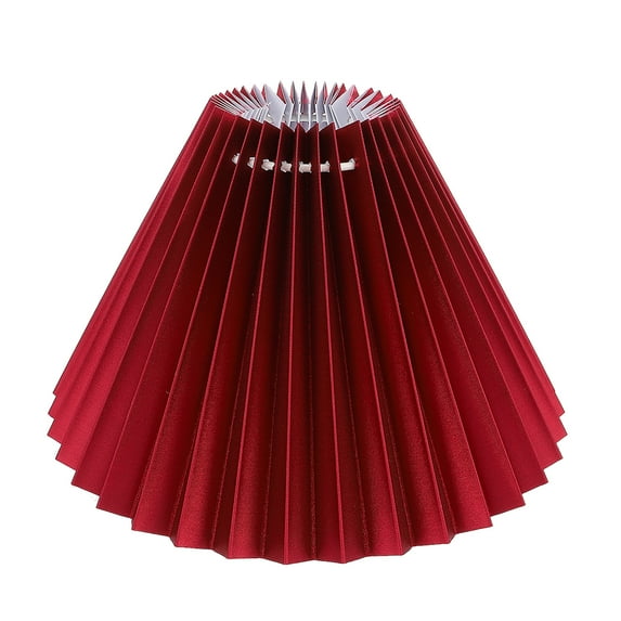 Monyance Pleated Light Cover E27 Fabric Lamp Shade: Origami Modern Light Shades for Chandeliers(9.45X9.45X6.3Inches)