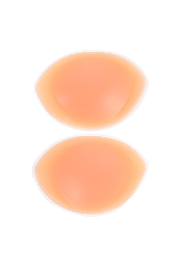 Push Up Bra Pads 1 Pair Silicone Pad Set(4.37X3.11X0.94Inches)