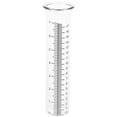 thumbnail image 1 of Monyance Rain Meter 2 Pcs Professional Rain Gauge Tube Practical Glass Rain Measuring Cylinder(8.27X2.2X2.2Inches), 1 of 10