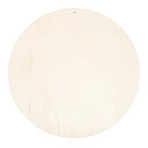 Monyance Round Wood Slice Unfinished Wood Circles for DIY Crafts - Size 1(9.84X9.84X0.04Inches)