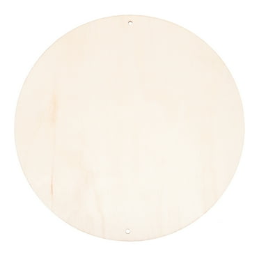 Monyance Round Wood Slice Unfinished Wood Circles for DIY Crafts - Size 1(9.84X9.84X0.04Inches)