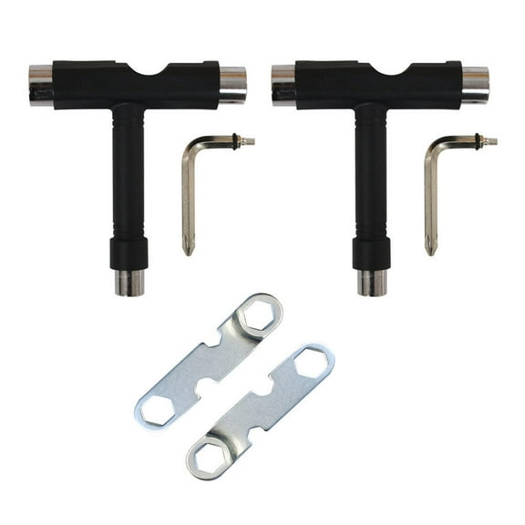 Monyance Skate Tools BESPORTBLE 4-in-1 Skateboard T Tool Kit(4.33X3.94X0.79Inches)