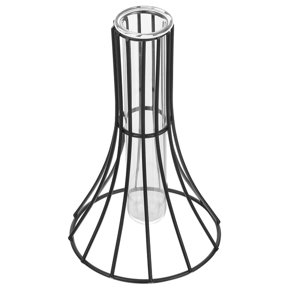 TAILTOSS Decorative Vase Slim Waist Vase Glass Transparent 1 Pc