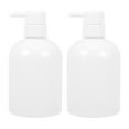 thumbnail image 1 of Monyance Squeeze Soap Dispenser Luxury Soap Dispenser Set 500ml Refillable Bathroom Kitchen Accessories White(6.1X3.35X3.35Inches), 1 of 10