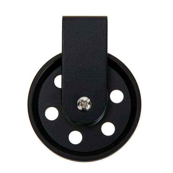Monyance Vintage Iron Wheel Black Chandelier Black Pulley Wheel Industrial Iron Vintage Wall Light Fixture(2.56X2.17X2.05Inches)