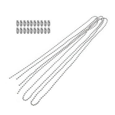 Monyance Wall Lamp Pull Rope Ceiling Fan Chain Extension with Beaded Connector (2pcs)(15.75X0.12X0.12Inches)