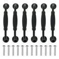 thumbnail image 1 of Monyance Wardrobe Door Handle Door Handles Cabinet Pulls Handle Barn Handles Kitchen Pull Drawer Metal Dresser Furniture Black Interior Knob Wardrobe(4.49X1.3X0.71Inches), 1 of 10
