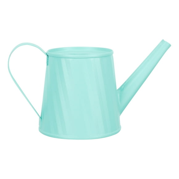 Monyance Watering Pot Kids Metal Watering Can Green Garden Watering Bucket for Children(2.95X2.95X2.81Inches)