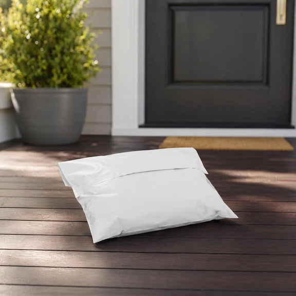 Monyance Waterproof Express Pouch 100pcs Self Sealing Mailing Bags Plastic Shipping Envelopes Logistics Clothes Bag(8.86X6.3X0Inches)