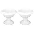thumbnail image 1 of Monyance Wedding Party Planter 2pcs White Grecian Urn Planter for Wedding, Garden(11.81X11.81X9.84Inches), 1 of 1