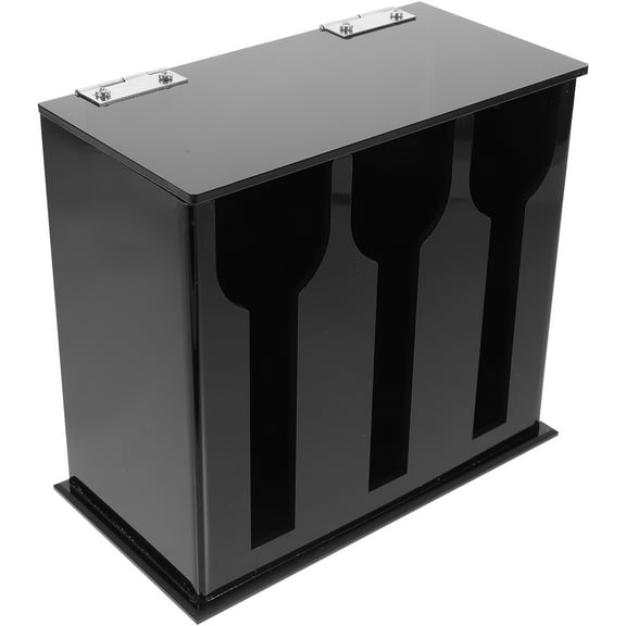Monyance acrylic utensil stand Acrylic Utensil Stand Cutlery Dispenser Punch-free Spoon Stand Tableware Storage Rack(6.93X6.1X4.09Inches)