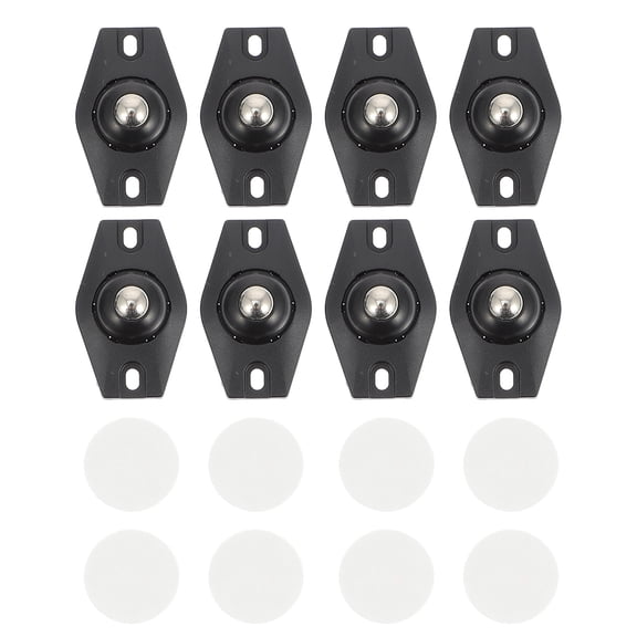 Monyance adhesive caster wheels 16Pcs Self Adhesive Caster Wheels for Furniture and Bins(1.77X1.02X0.59Inches)