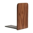 thumbnail image 1 of Monyance bookends shelves Vintage Wooden Bookends w/ Metal Base - Black Walnut(5.12X3.15X2.76Inches), 1 of 10