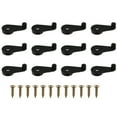 thumbnail image 1 of Monyance cabinet door glass retainer clips Glass Clips Retainer Window Mirror Cabinet Door Clip Screen Fireplace Retention Fixing Tool Accessories Kit Plastic(0.98X0.47X0.28Inches), 1 of 10