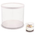 thumbnail image 1 of Monyance clear cake carrier Clear Cake Carrier 2pcs Round Cake Box 8" Bakery Display for Events(11.42X11.42X9.45Inches), 1 of 10