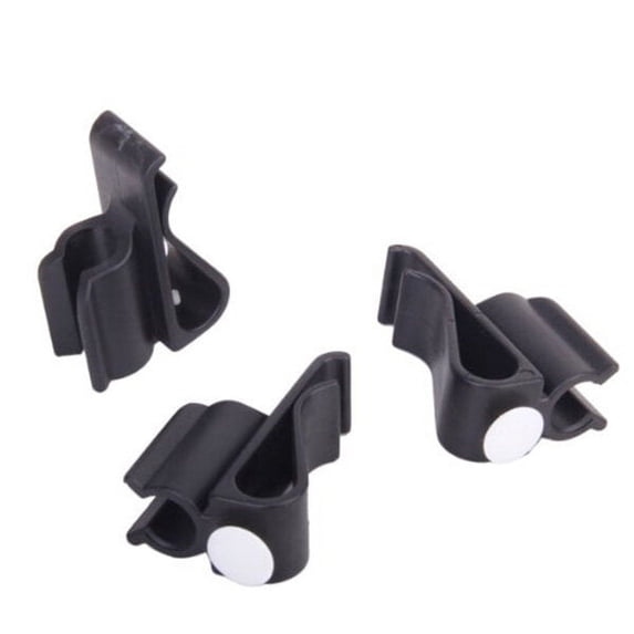 Monyance club clip 3pcs Black Golf Bag Clip Putter Holder Putting Organizer(2.76X1.61X0.98Inches)