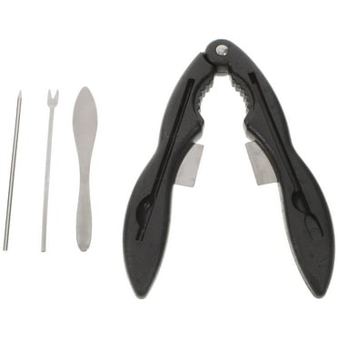 Monyance crab crackers and tools 1 Set Stainless Steel Crab Eating Tool Crab Crackers And Tools Kitchen Utensils(6.1X2.17X0.47Inches)