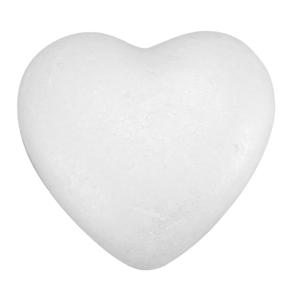 Monyance craft hearts Heart Polystyrene Balls: White Craft Balls 30cm for Crafts & Decor(11.02X9.84X1.97Inches)