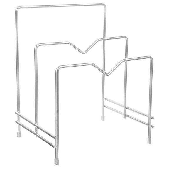 Monyance cutting board rack Cutting Board Rack Holder Kitchen Organizer Stand Carbon Steel(5.12X6.1X7.56Inches)