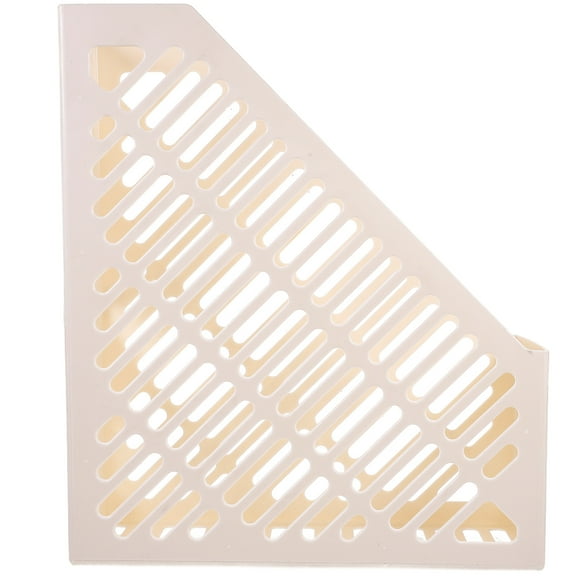 Monyance desk organizers and accessories Vertical Desk File Holder Magazine Organizer Collapsible Storage Box Rack(11.42X9.84X3.15Inches)