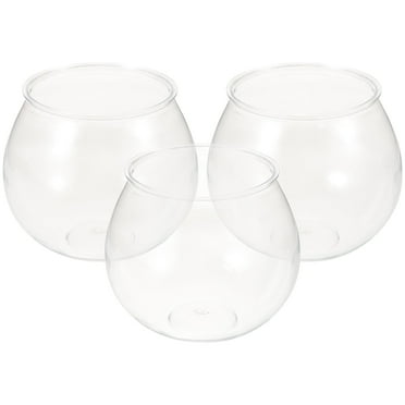 Monyance desktop fish tank Clear Bubble Bowl Vase Set - 3pcs(4.92X4.92X4.13Inches)