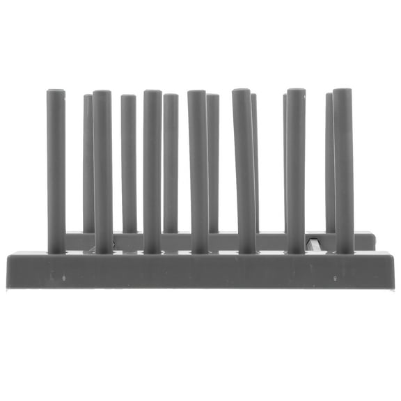 Monyance dish drying rack Plastic Dish Cup Book Pot Lid Rack Grey(6.69X4.72X3.74Inches)