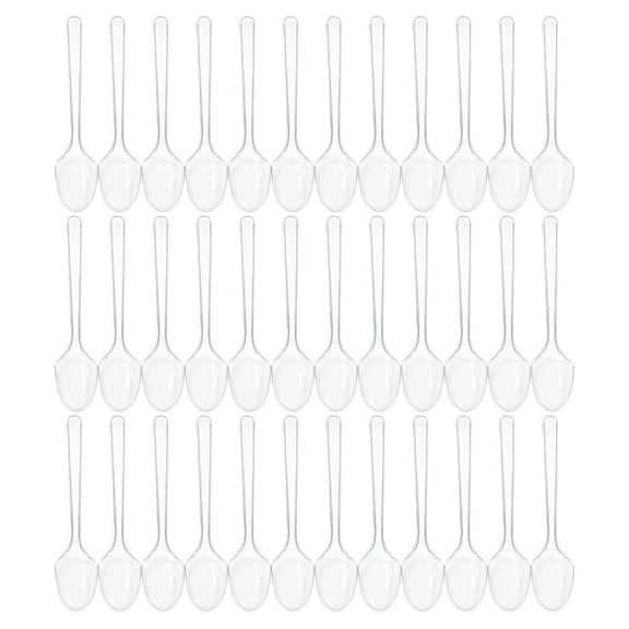 TAILTOSS Plastic Spoons White 200Pcs 4.7x0.9In