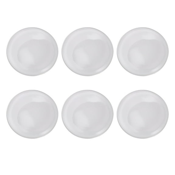 FRCOLOR 6pcs Wall Protectors Self Adhesive Bumper Guard Door Stoppers Transparent