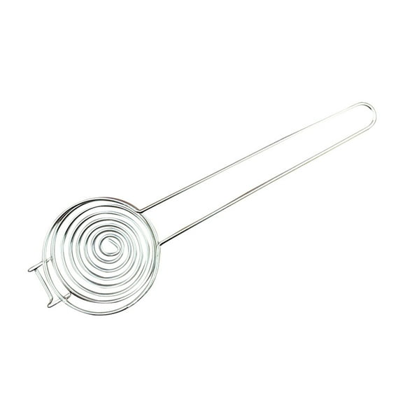 Monyance egg yolk extractor Stainless Steel Egg Yolk Separator with Long Handle Spiral Design(8.94X2.64X1.18Inches)