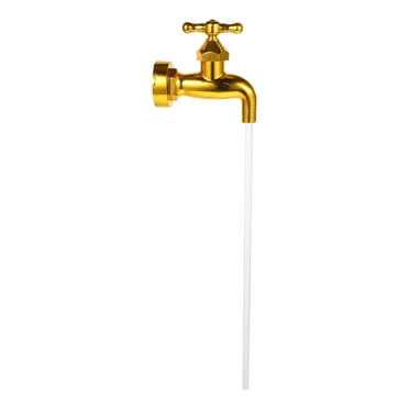 Monyance floating outdoor faucet GANAZONO Watering Can Fountain Set for Garden Pools and Ponds(15.55X3.94X1.18Inches)