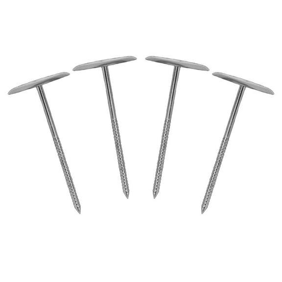 Monyance flower nails 4Pcs Stainless Steel Cake Cupcake Decor Tools Flower Nails Decorating Nail Tool for Icing Flowers Making(2.95X1.97X1.97Inches)