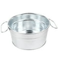 thumbnail image 1 of Monyance food serving bucket Metal Bucket Tin Pail Candy Box Bucket Container with Handle(5.91X5.91X3.15Inches), 1 of 10