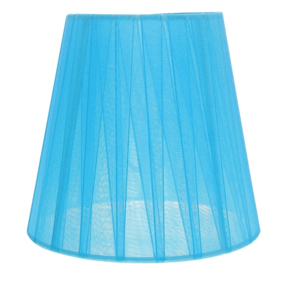 Monyance gauze lamp shades Gauze Lamp Shade Light Cover: Blue Clip-On Drum Lampshade(5.51X5.51X5.12Inches)